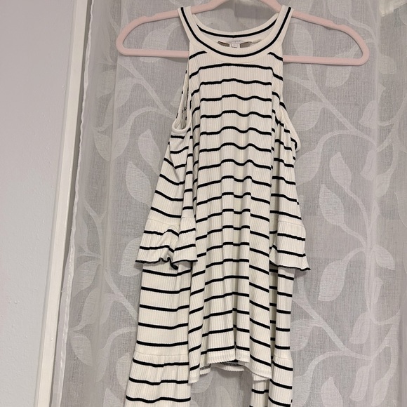 Scripted striped blouse - Picture 1 of 3
